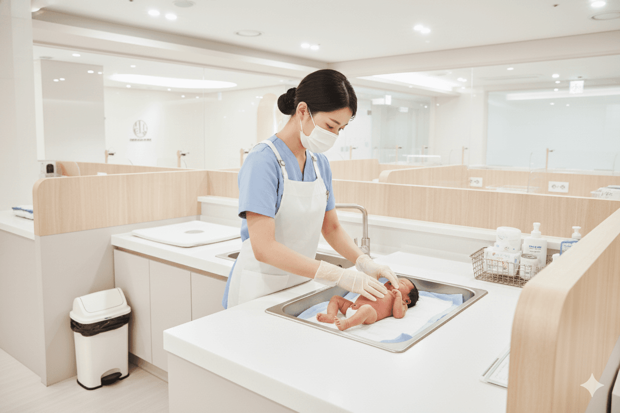 1인 1 기저귀 갈이대 & 전용 처치